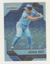 2017 Panini Prizm SILVER REFRACTOR #40 GEORGE BRETT Kansas City Royals HOF