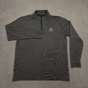 Under Armour Golf 1/4 Zip Pullover Mens XL Gray Shannopin Country Club - Picture 1 of 11