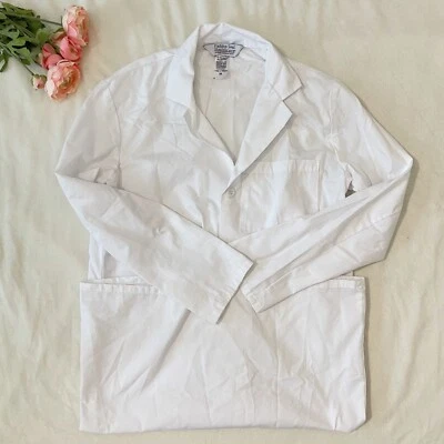 Medical White Unisex Lab Coats Uniform For Men Women Extra Small - Image 1 of 4