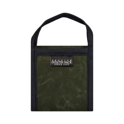Duluth Pack Canvas Tri-Fold Wallet, Waxed Olive Drab - Image 1 of 4