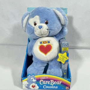 2004 Play Along CARE BEAR COUSINS LOYAL HEART DOG PLUSH w/ Sealed VHS NEW NIB - Picture 1 of 10
