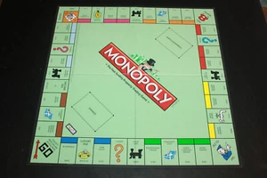 Piezas de repuesto de tablero de juego Monopoly edición 2008 solo - Imagen 1 de 3