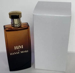 Hanae Mori HIM 3.4oz Eau de Toilette Spray For Men New In White Box RARE W/Cap - Picture 1 of 4