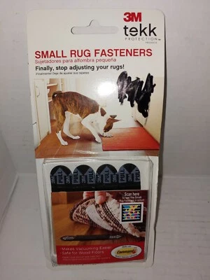 3M TEKK. SUJETADORES DE ALFOMBRA PEQUEÑOS. 2 PACK DE 4 PARES CADA UNO. ENVÍO GRATIS Foto 1 de 4