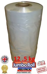 Polythene Garment Cover Roll, 48"Drop, 80G, 12.5 KG, APPROX 394 BAGS, UK MADE - Picture 1 of 7