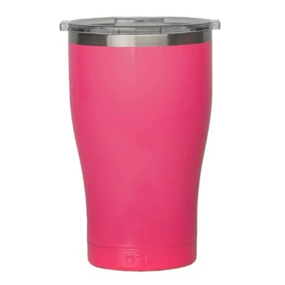 Vaso aislado de acero inoxidable rosa caliente ORCA Chaser 22 oz con tapa Foto 1 de 4