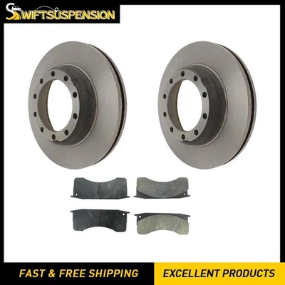 C-Tek Front Disc Brake Pad Set Disc Brake Rotor fits Chevrolet T6500 2004-2009 - Image 1 of 4