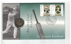 AUSTRALIA 1997 Australian Legends Don Bradman PNC FDC - Picture 1 of 4