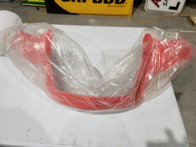 New Nos HANDLEBAR DEFLECTOR Orange 517302853 Windshield Base - Image 1 of 2