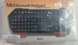Fosmon 23022KB Mini Bluetooth Keyboard Built In Touchpad Backlit Wireless Qwerty - Picture 1 of 8