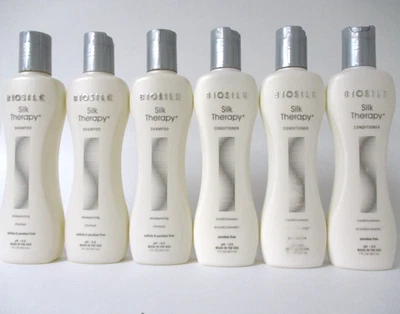 Biosilk Silk Therapy Shampoo and Conditioner 7 oz (6 bottles) - Image 1 of 2