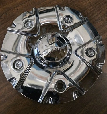 INCUBUS WHEELS CHROME # EMR0821-CAR-CAP WHEEL RIM CENTER CAP / 16-18" + NO BOLT - Image 1 of 4