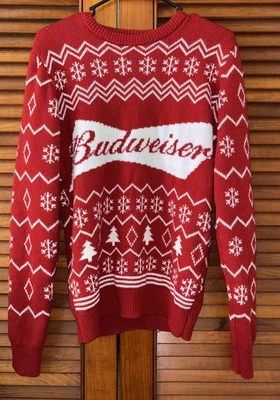 Suéter Budweiser Feo Navidad Adulto Talla Pequeña Foto 1 de 3