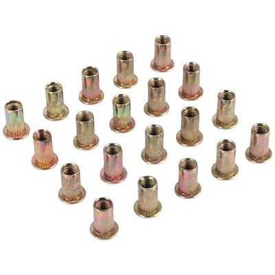 20 Stueck Flachkopfschraube Metrisch Stahl M5 Blindeinsatz Nietmutter K2Z19555 - Bild 1 von 4