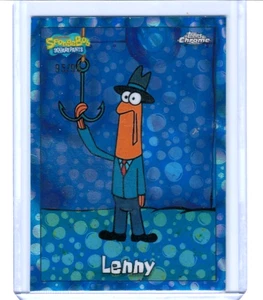 2025 Topps Chrome SpongeBob Lenny BubbleFractor #ed 95/99 - Picture 1 of 1