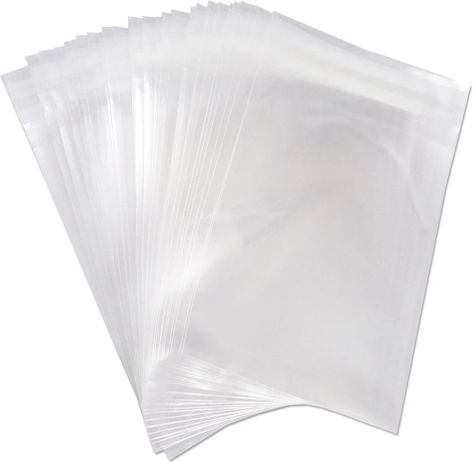 Cellophane Bags Self Seal 167mmx230mm - Clear Cello for C5 / A5 Cards 50  - Image 1 of 1