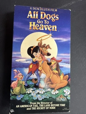 All Dogs Go to Heaven (1989), VHS Movie, MGM Home Video (1990), Animated - Image 1 of 3