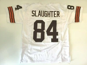 UNSIGNED CUSTOM Sewn Stitched Webster Slaughter White Jersey - M, L, XL, 2XL - Picture 1 of 2