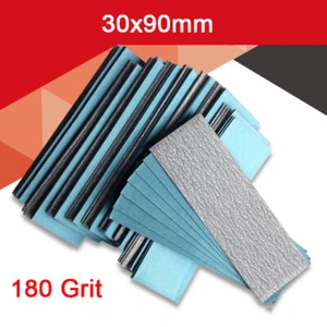 30mm*90mm Dry Abrasive Sandpaper Mixed Assorted Grit 180 for Metal Wood Sanding - Picture 1 of 5