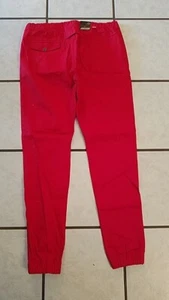 KAYDEN.K Men/Youth Elastic Waist Jogger Pants Red SZ Large (CB88) - Picture 1 of 2