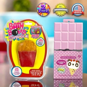 Divertido Juego de Baño para Niños: Bomba de Baño Sorpresa JR y Fresa Azúcar Baño Efervescente SELLADO - Imagen 1 de 15