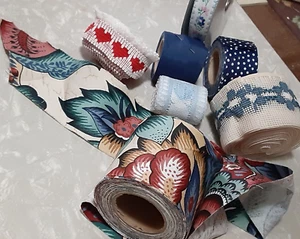 Sewing Notions Lot Spools Trim Lace Binding Ric Rac - Picture 1 of 7