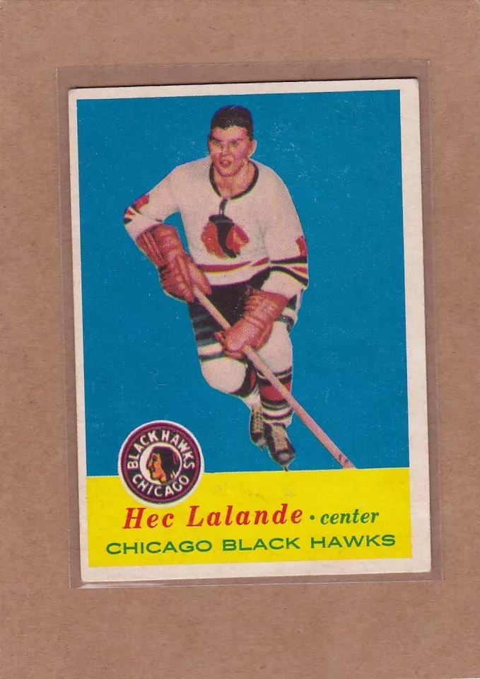 1957-58 TOPPS HOCKEY HEC LALANDE #31 BLACK HAWKS VGEX *A32691 - Image 1 of 1