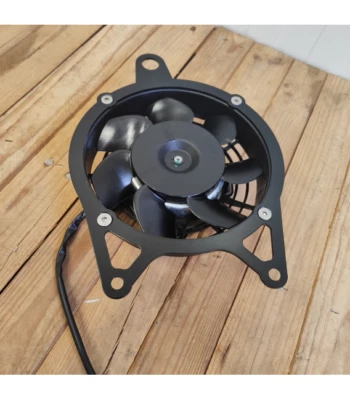 BMW K75 K100 K1100 Radiator Cooling Fan Mount Upgrade 17401461579 black holder Foto 1 de 2