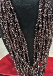 Granat Chip Perlen 35 Zoll Strang - Bild 1 von 5