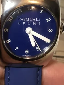 VINTAGE PASQUALE BRUNI SS MEN AUTOMATIC WATCH=RUN - Picture 1 of 5