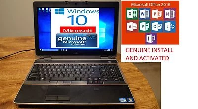 Dell Latitude E6520 15.6" HD Intel i5 2.2GHz 8GB RAM 500GB DVDRW W10 WIFI+Word - Image 1 of 4