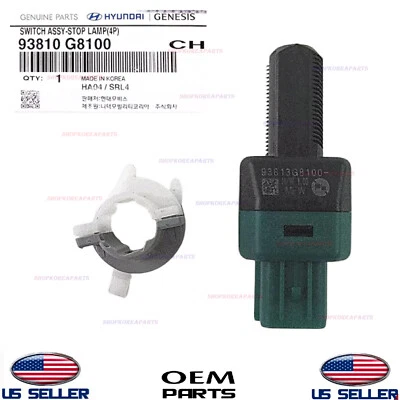 Genuine Stop lamp Switch OEM 2017-2024 Various Hyundai Kia *See Compatibility - Изображение 1 из 2
