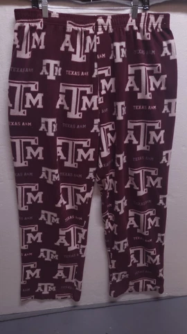 Texas A&M Aggies Men’s 2XL  NCAA SOFT Pajama Pants Cover