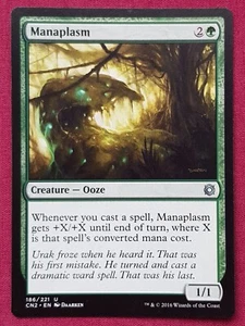 Magic The Gathering CONSPIRACY TAKE THE CROWN MANAPLASM green card MTG - Imagen 1 de 2