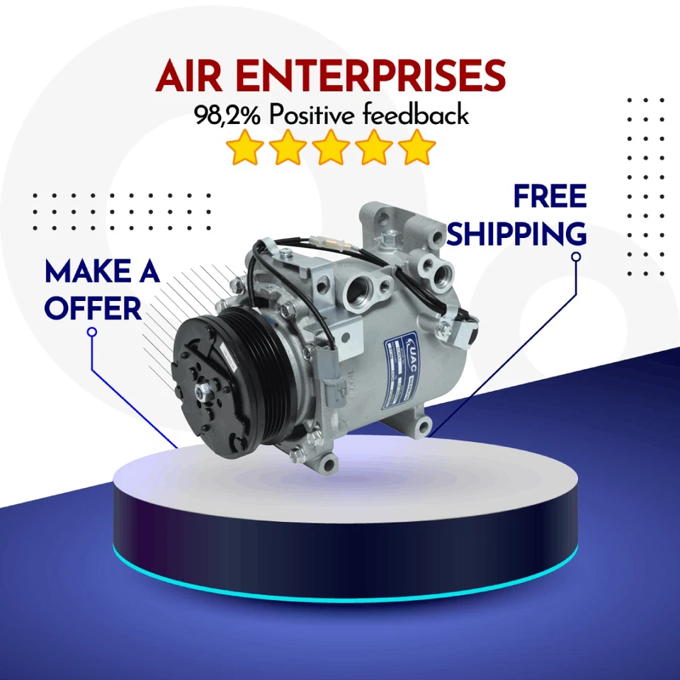 Compressor A/C Fit Mitsubishi Eclipse 2000-2005, Mitsubishi Galant 2000-2003 - Image 1 of 1