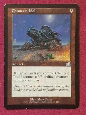 Magic The Gathering PROPHECY CHIMERIC IDOL artifact card MTG - Image 1 of 2