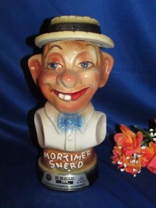 JIM BEAM VTG 1976 “MORTIMER SNERD” PORCELAIN DECANTER NO CHIPS AMAZING CONDITION - Picture 1 of 16