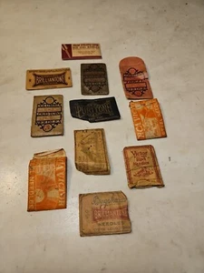 Antique Phonograph Needle Pack Assortment Opened COLUMBIA VICTOR PURITONE - Picture 1 of 2