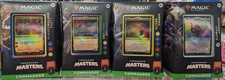 MAGIC THE GATHERING COMMANDER MASTERS COMMANDER DECK - ALL 4 SETS NEW