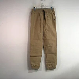 Hurley Khaki Joggers w/Stretch, Boy's Size 18/20 - Tan/Black - Picture 1 of 7