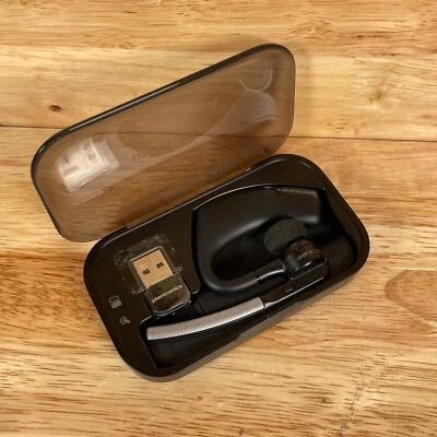 Plantronics Voyager Legend UC B235-M Black Bluetooth Wireless Ear-Hook Headset - Image 1 of 4
