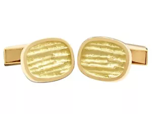 Vintage 18ct Yellow Gold Cufflinks by Georg Jensen 1967 - Picture 1 of 6