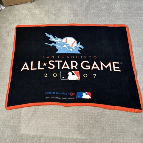 San Francisco Giants MLB 2007 All Star Game Fleece Throw Blanket 59" x  44" Cover