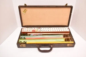Exceptional Vintage Cardinal Mah Jong Set 165 Tiles Catalin Bakelite Racks - Picture 1 of 14