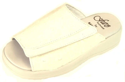 DE OSU-FARO -Girls Ivory Croc Patent Leather Sandals -Spain -European -Sz 6-10 - Image 1 of 4