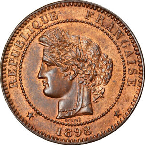 [#877514] Monnaie, France, Cérès, 10 Centimes, 1898, Paris, SPL, Bronze, Gadoury