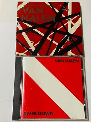 VAN HALEN The Best Of Both Worlds 2 CD SET +BONUS Diver Down West Germany CD ! - Image 1 of 3