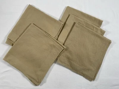"Lote de 5 servilletas de tela beige Calvin Klein 18,5"" * 19,5"" limpias" Foto 1 de 4