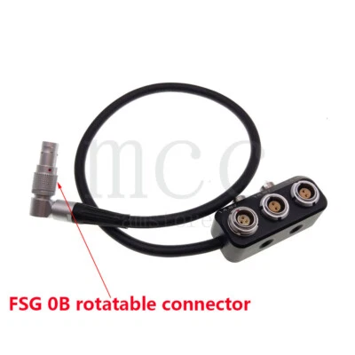 Alexa 0B 2 Pin Power Splitter Box Male to 2 x 0B 2-pin 1 x RS 3 Pin Female - Image 1 of 4