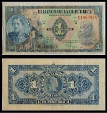 COLOMBIA 1 PESO 1947 Banknote Paper Money [Aug. 7 de 1947] - Circulated